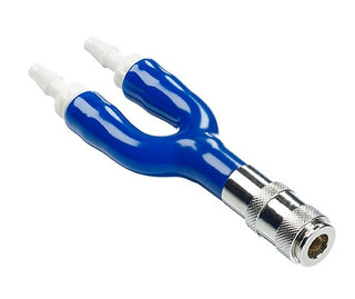NIBP Hose Adapter, 2 to 1 Lumen, Male Luer